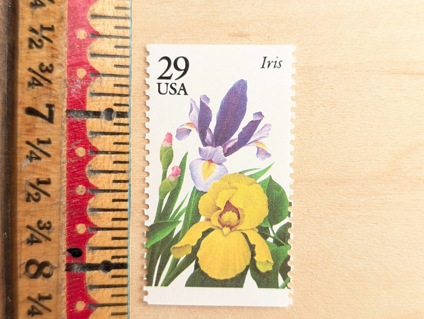 5 Iris Stamps, Unused Postage Stamps, 29 Cent Stamps, Flower Stamps