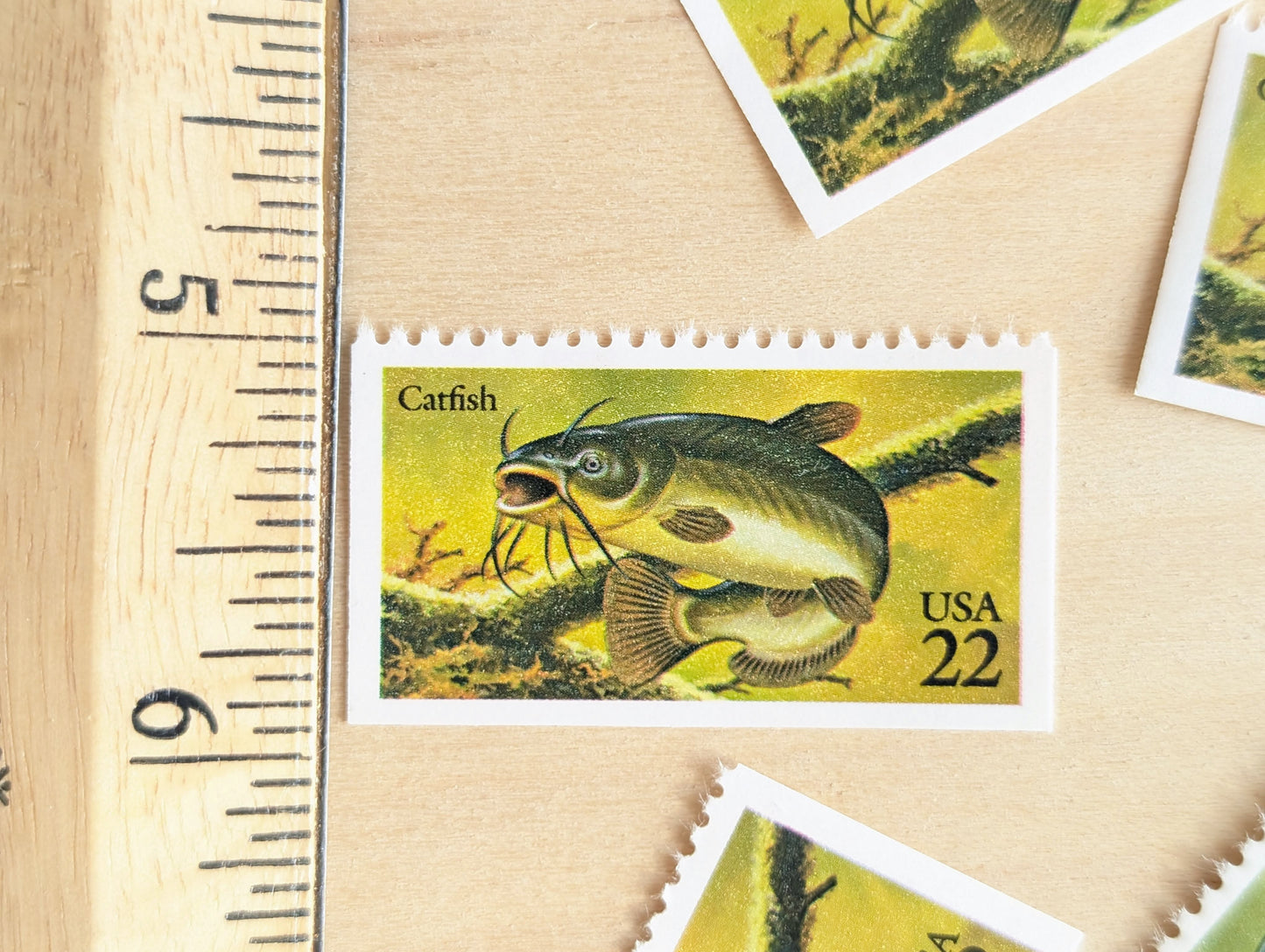 5 Catfish Stamp, 22 Cent, 1986, Unused Postage Stamps