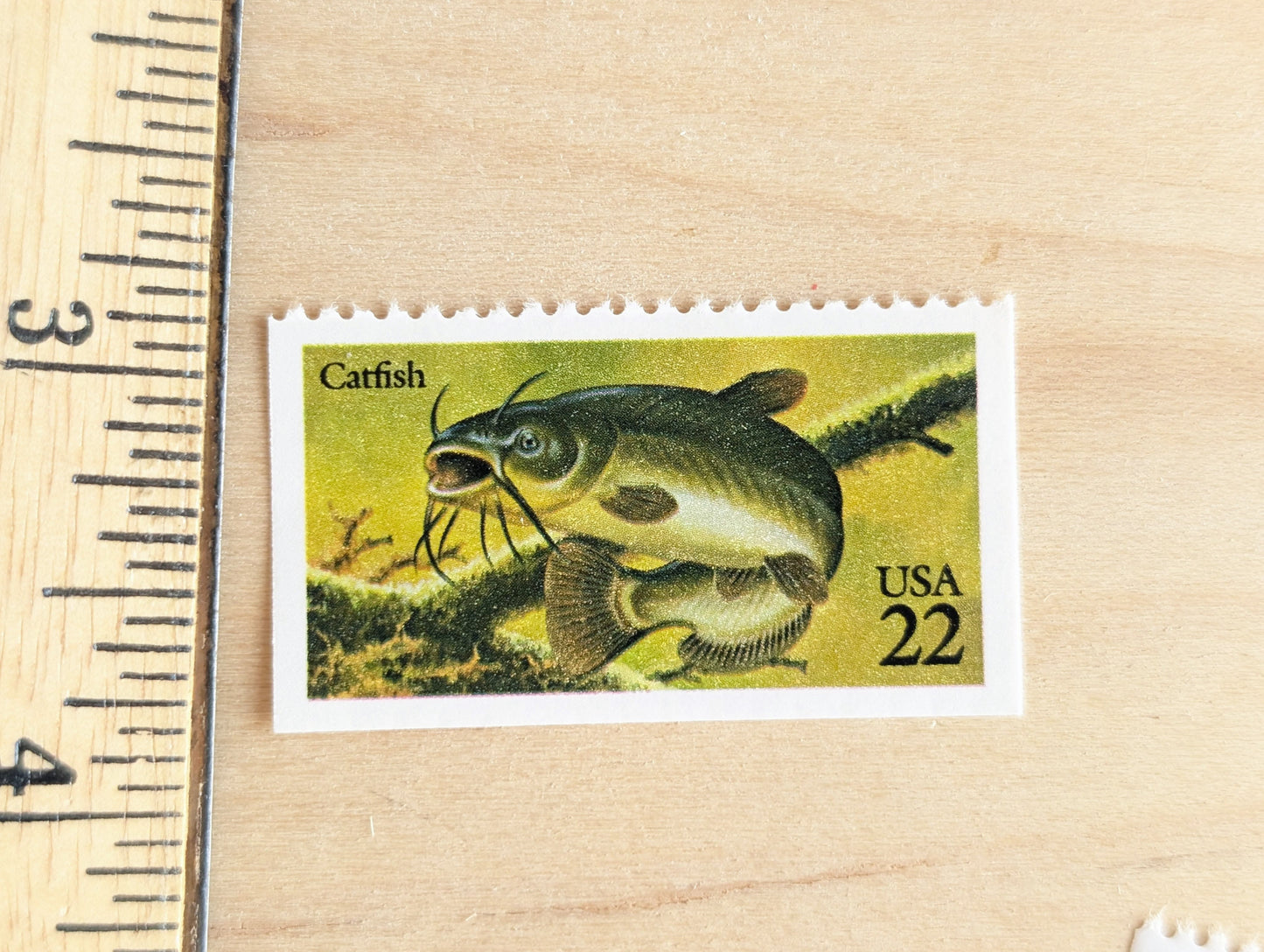 5 Catfish Stamp, 22 Cent, 1986, Unused Postage Stamps