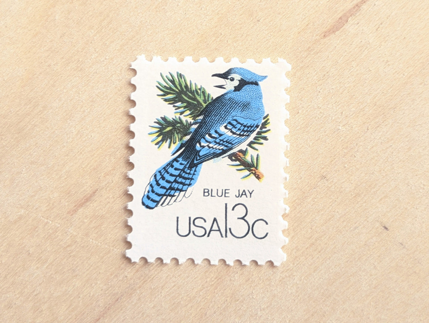 Set of 10 Blue Jay Stamps, 13 Cent, 1978 Unused Postage Stamps