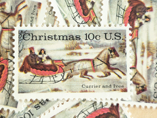 10 Christmas stamps, 1971 Unused Postage Stamps, 10 Cent Stamps