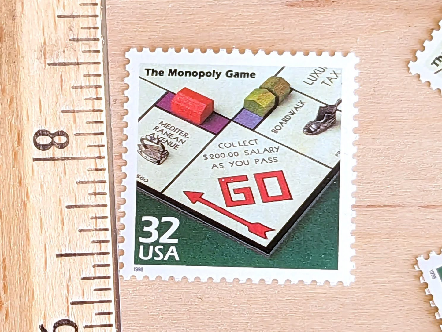 5 Monopoly Game, 32 Cent, 1998, 1930s Celebrate The Century, Unused Postage Stamps