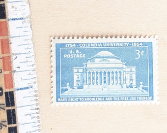 Sheet of 50 Columbia University Stamps, 3 Cent 1954 Unused US Postage Stamps
