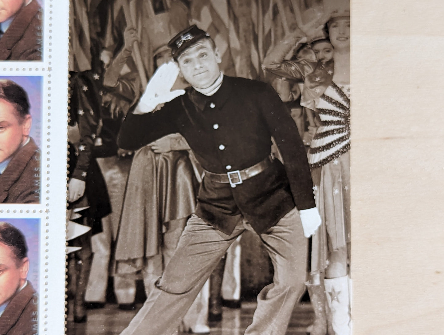 James Cagney Unused US Stamp Sheet, 1998, Sheet of 20, 33 Cent Stamps, Legends of Hollywood