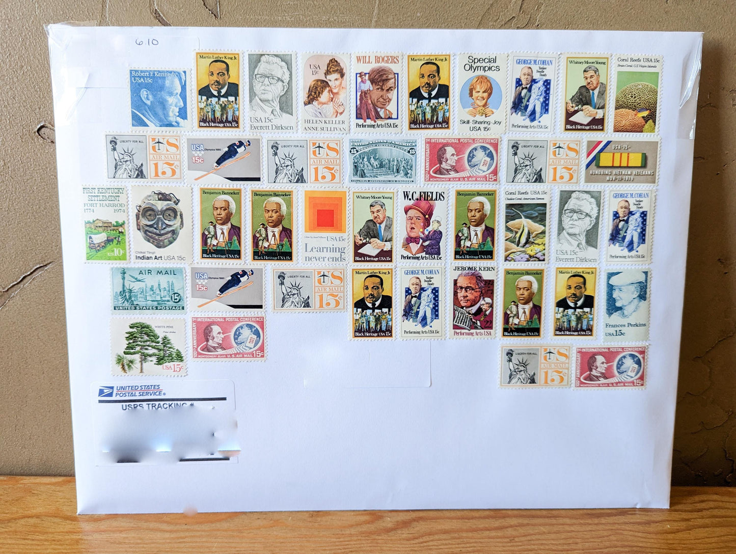 Sheet of 20 Pink Wedding Heart Stamps, Vintage Unused USPS 58 Cent Postage Stamps, 2006 Self-Adhesive Stamps