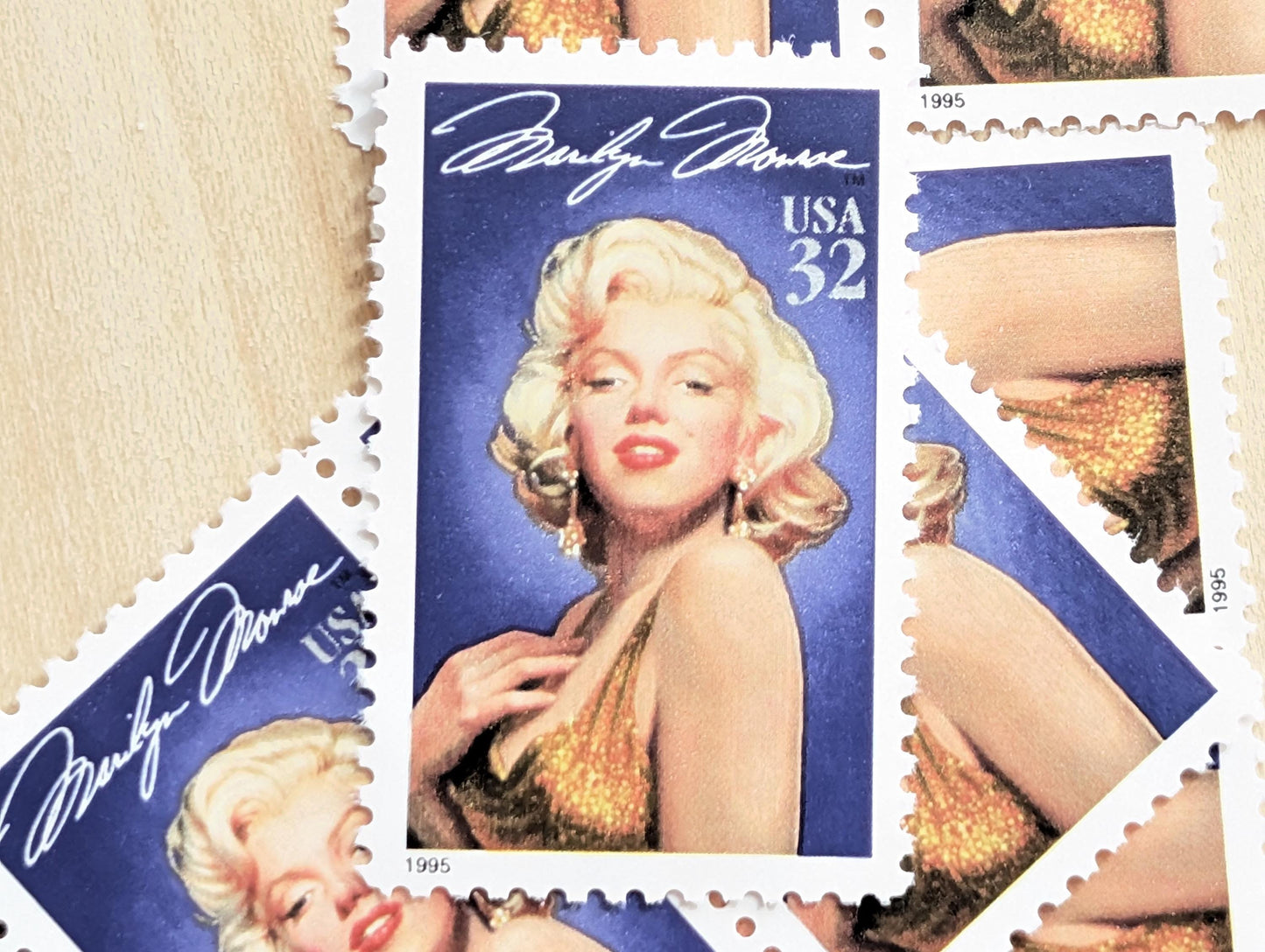 Marilyn Monroe Unused US Stamp Sheet, 1995, Sheet of 20, 32 Cent Stamps, Legends of Hollywood