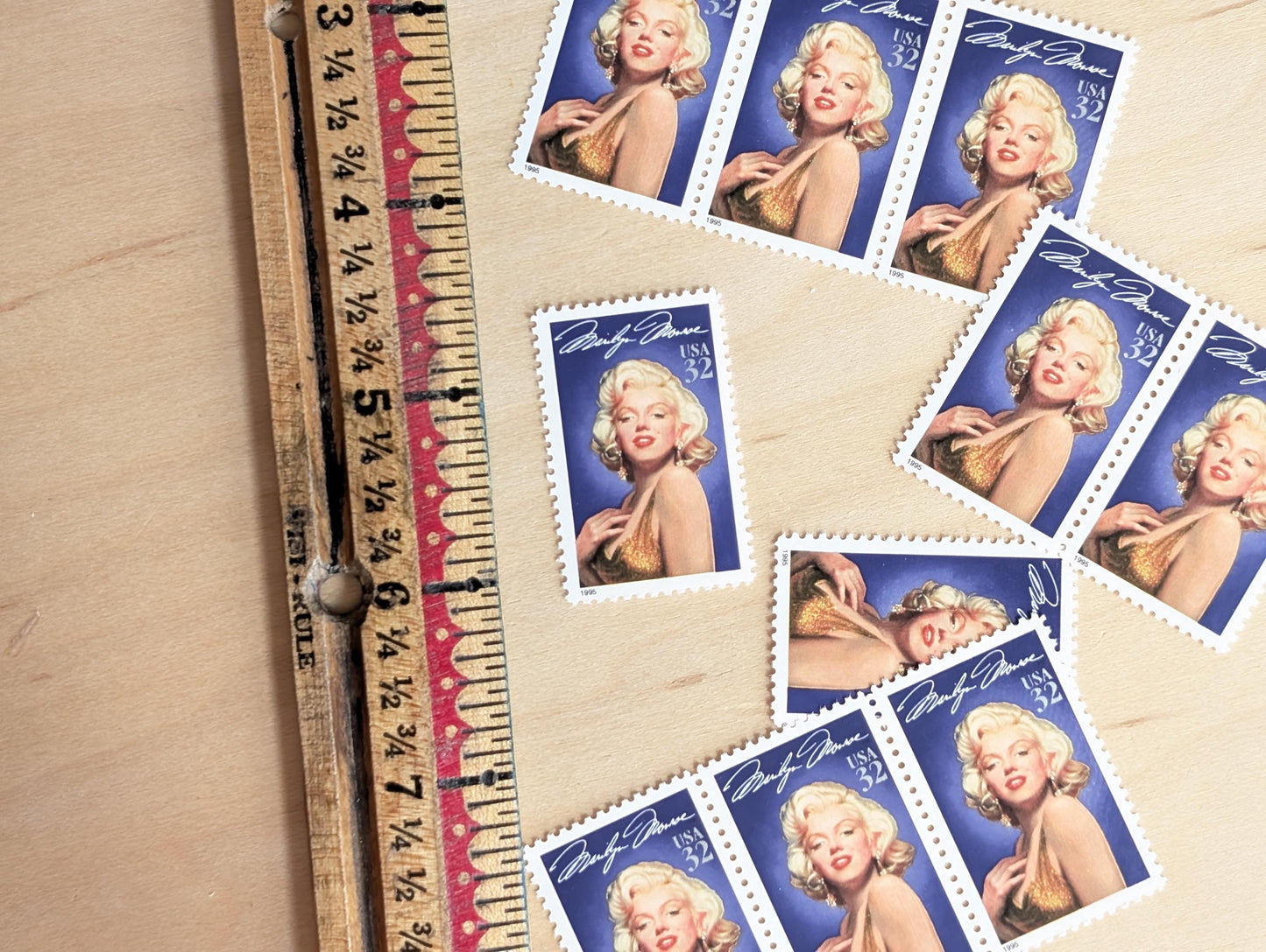 Marilyn Monroe Unused US Stamp Sheet, 1995, Sheet of 20, 32 Cent Stamps, Legends of Hollywood