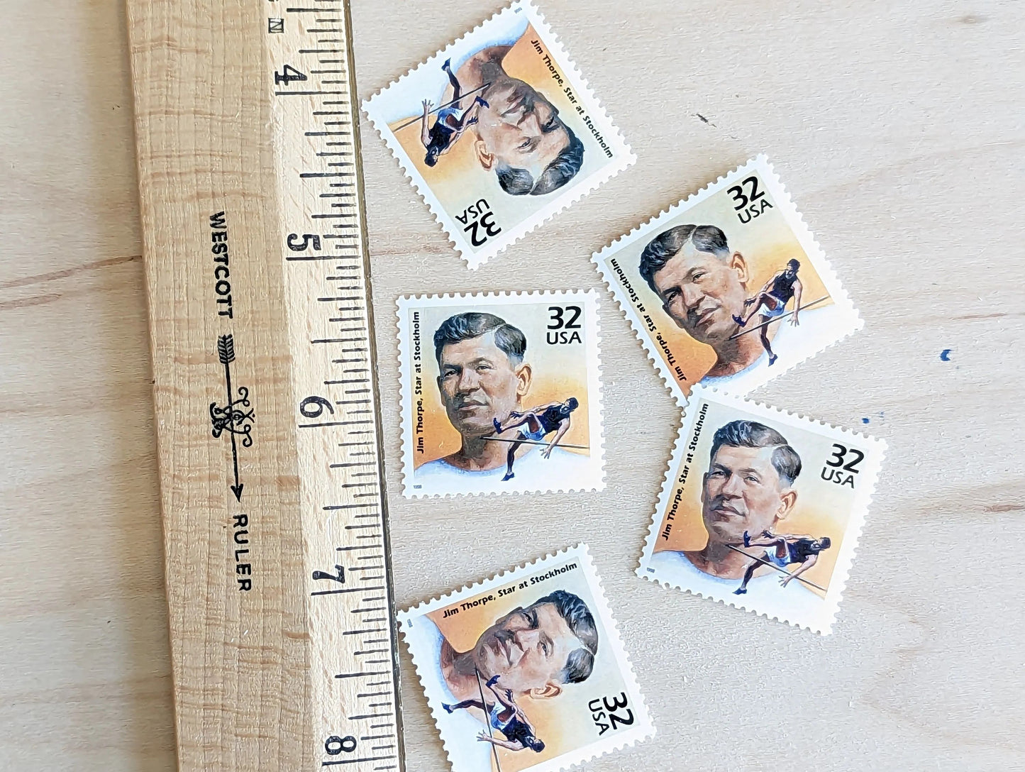 5 Jim Thorpe, 32 Cent, 1998, 1910s Celebrate The Century, Unused Postage Stamps