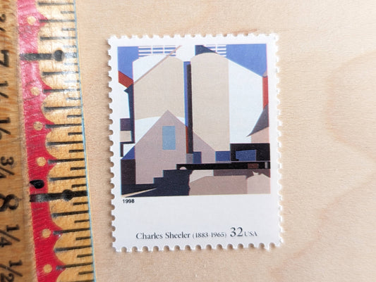 5 Two Against The White by Charles Sheeler 32 Cent, Four Centuries of American Art Postage Stamps, Unused US Postage Stamps, 1997